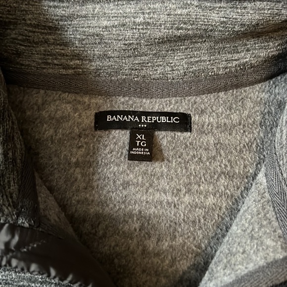 XL Banana Republic full zip fleece jacket/sweater - Picture 2 of 5